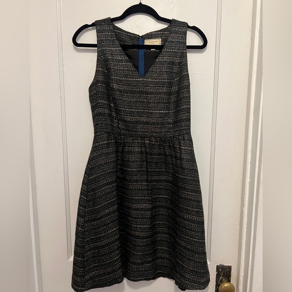 MOULINETTE SOEURS Anthropologie Metallic Tweed Dress - Picture 2 of 7